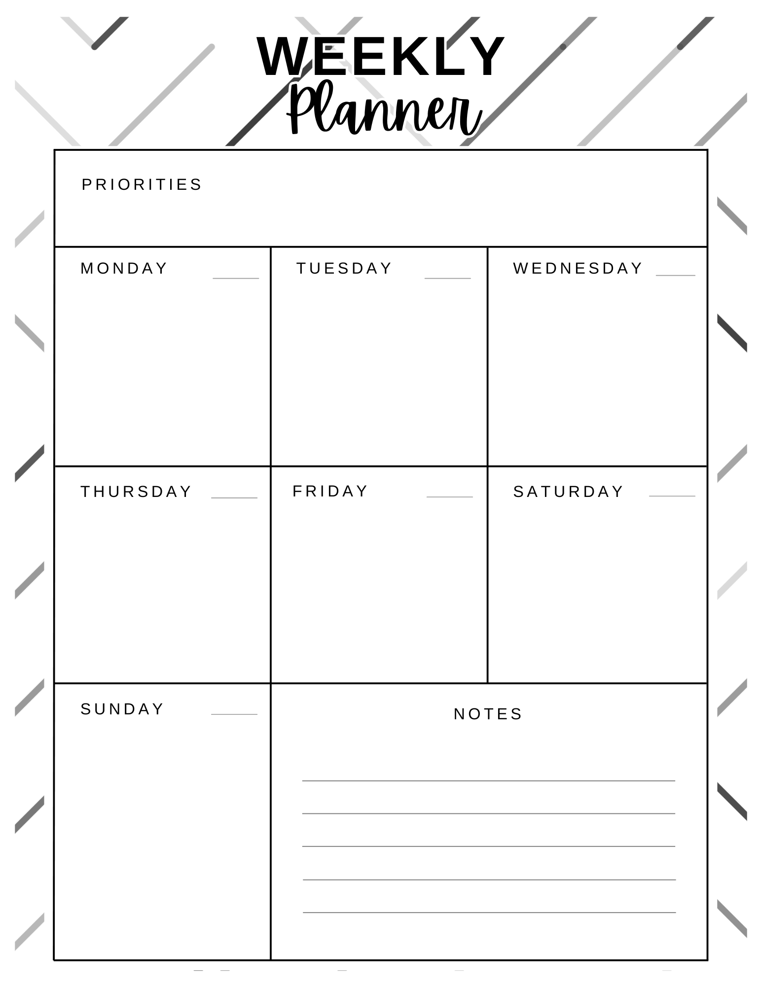Weekly Planner