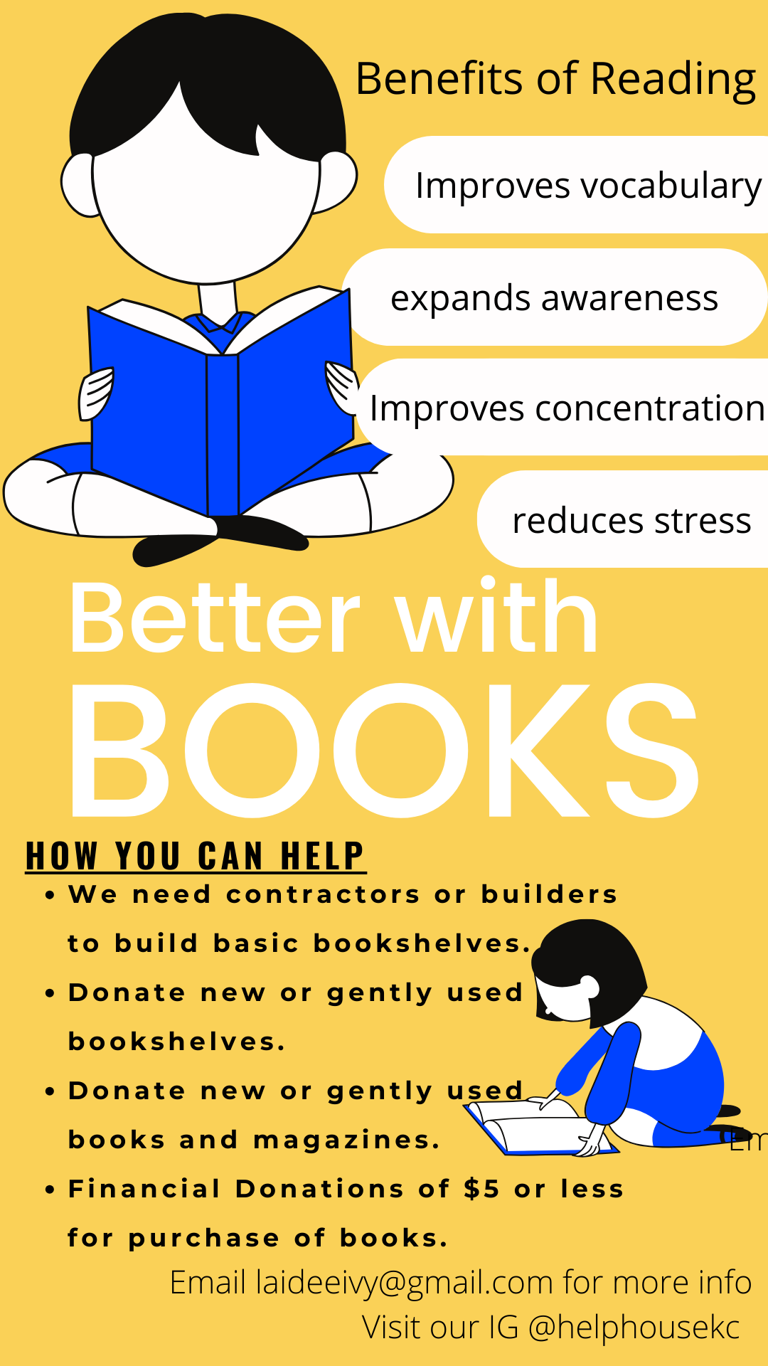Help House KC Reading Flyer